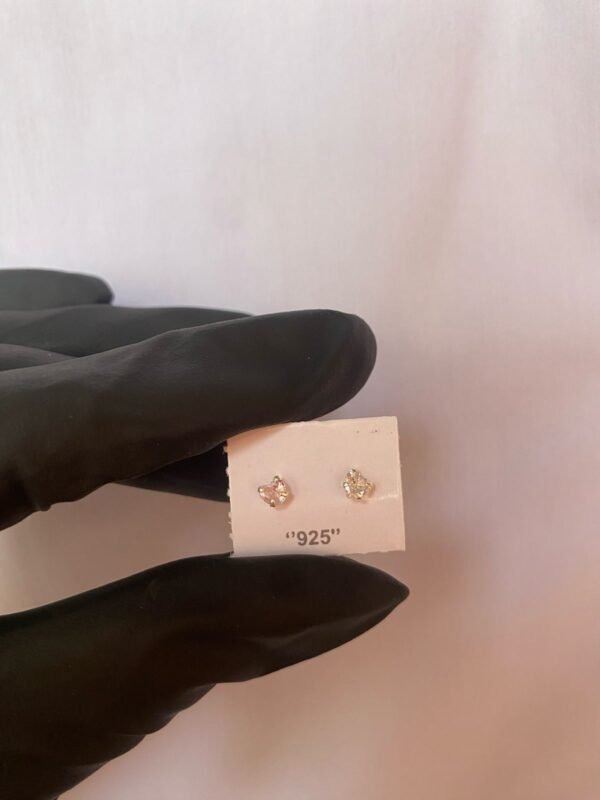 BRINCO PRATA CORACAO 4MM ZIRCONIA